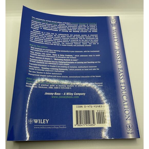 Classroom Management: Creating a Successful Learning Community by Burden, Paul - Picture 2 of 2